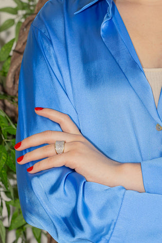 Bague 53 Bague Cocktail Or jaune Diamant 58 Facettes 4127669CN