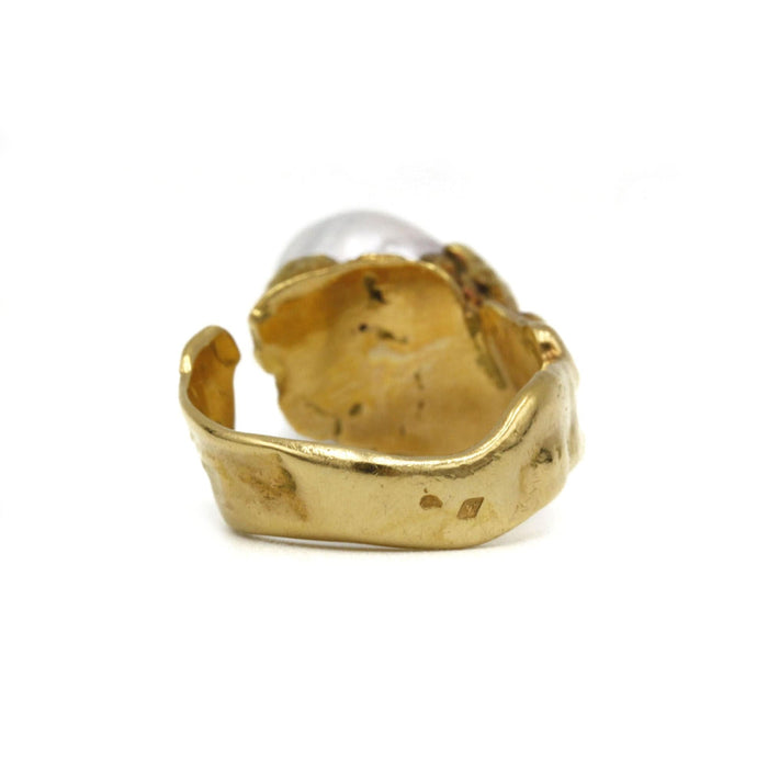 Bague Bague or jaune perle- ROLAND SCHAD 58 Facettes 180056R