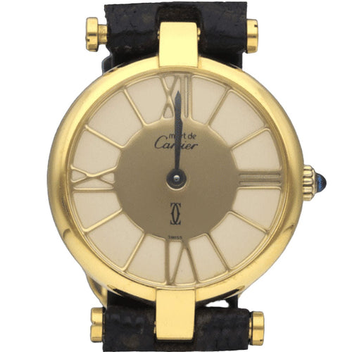 Montre Cartier Montre Must De Cartier Vermeil 58 Facettes MT41267