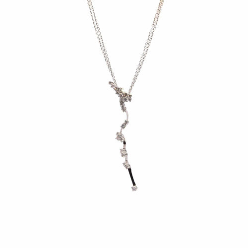 Collier collier en or blanc et diamants DAVITE E DELUCCHI 58 Facettes 0002