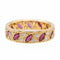 Bague 57 Bague Or jaune Grenat, Diamant 58 Facettes 2687555CN