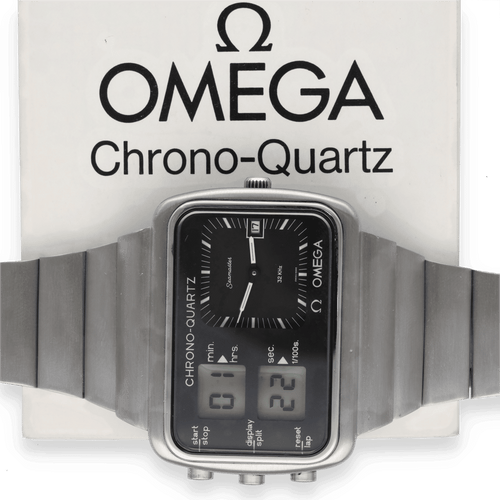 Montre Montre Omega Seamaster ChronoQuartz – Acier – Réf. 196.0052 – Vers 1976 58 Facettes FB11017