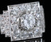 Bague Bague Art Deco 1930 en platine et brillants. 58 Facettes