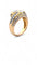 Bague 58 Bague bombée Toi et Moi en or jaune et diamants 58 Facettes