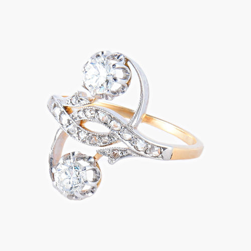 Bague 53 Bague Toi & Moi Diamants 58 Facettes AB5