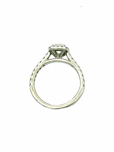 Bague 48 Bague Platine et Diamants Certifié 58 Facettes