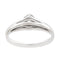Bague 51 Mauboussin Bague Solitaire Love My love Or blanc Diamant 58 Facettes 2366861CN