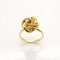 Bague 58 Bague en or jaune 18 carats 58 Facettes