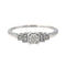 Bague 54 Bague  Solitaire Or blanc Diamant 58 Facettes 4098665RV