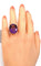 Bague 56 Bague en or jaune & améthyste 58 Facettes AB317