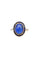 Bague Bague or jaune, platine, saphir cabochon 58 Facettes 250101