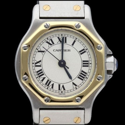 Cartier Santos Round Octagon Watch 