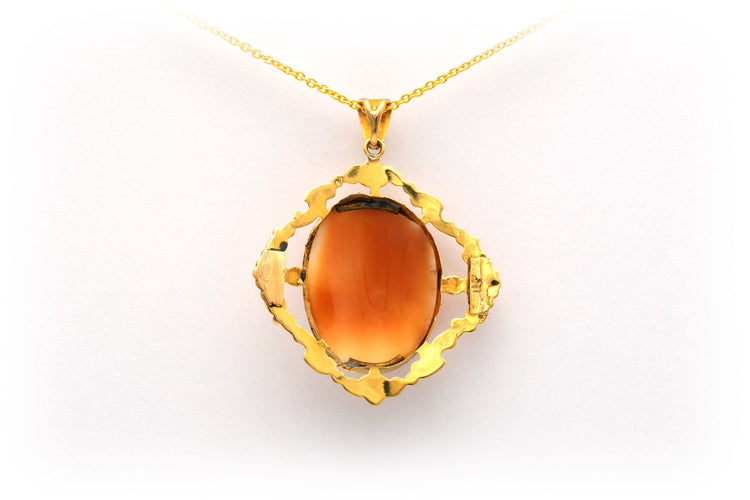 Pendentif Pendentif camée Napoléon III en or jaune 58 Facettes 13575