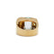 Bague 52 Bague Tank - Or bi-colore, Aigue-Marine et Diamants 58 Facettes 250313R