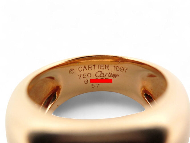 Bague 57 vintage bague CARTIER nouvelle vague t57 en or jaune 18k 12.9 gr 58 Facettes 269961