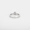 Bague 54 Solitaire or blanc orné de diamants 58 Facettes 517564