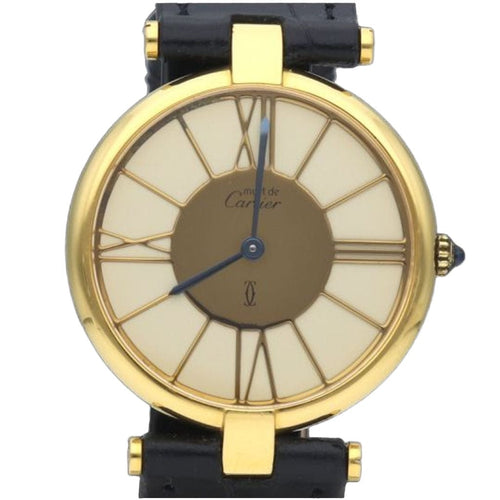 Montre Cartier Montre Must De Cartier Vermeil 58 Facettes MT41145