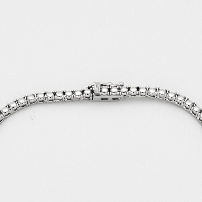 Collier Collier Tennis or blanc et diamants 58 Facettes