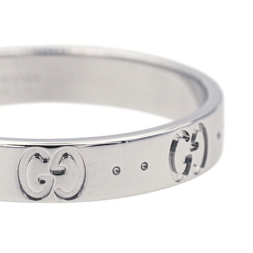 Bague 61.5 Gucci Bague Fine Icon Or blanc 58 Facettes 4073611CN