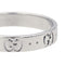Bague 61.5 Gucci Bague Fine Icon Or blanc 58 Facettes 4073611CN