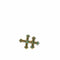 Broche Broche Croix de Lorraine Yellow Gold 58 Facettes