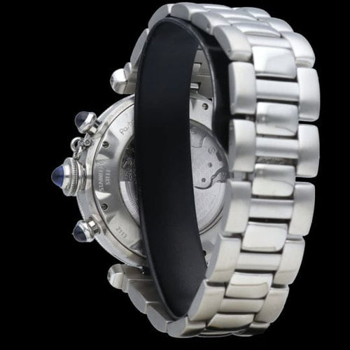 Hodinky Cartier Hodinky Pasha Chronograf 58 Facettes MT45261