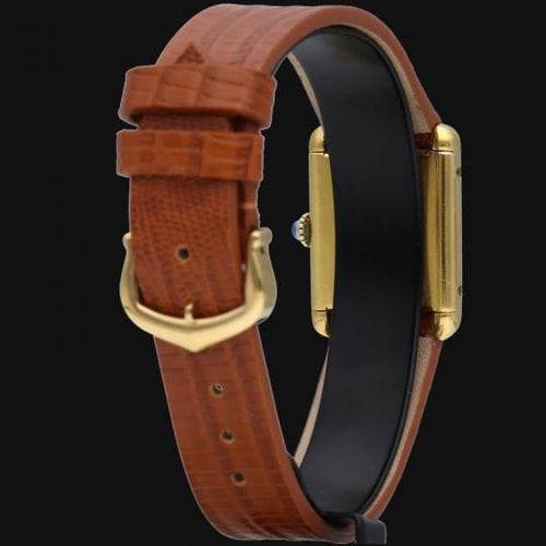 Cartier Vis Tank Forgylt sølv 