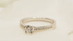 Bague 52 Bague solitaire en or blanc et diamant 58 Facettes 29611/29444