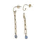 Boucles d'oreilles Boucles d'oreilles - Boucles d'oreilles détachables en or jaune 18 carats et kyanite 58 Facettes TA198