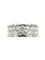 Bague 56.5 OJ PERRIN. Bague or blanc, platine et diamants 3.20ct 58 Facettes