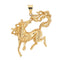 Pendentif Pendentif Cheval Sauvage Vintage Or jaune 58 Facettes G13175