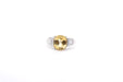 Bague Bague saphir jaune 3,95cts et diamants 58 Facettes 25600-26202