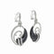 Boucles d'oreilles Boucles d'Oreilles Or Blanc Diamants et Onyx 58 Facettes 2.18388