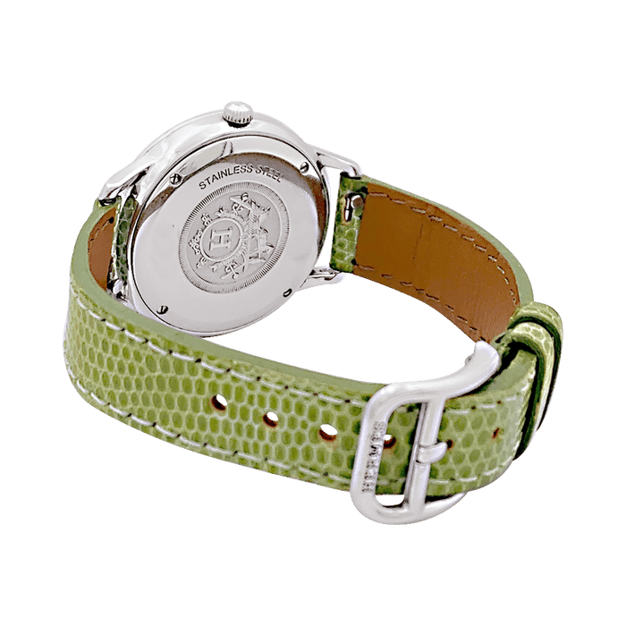 Montre Montre Hermès "Slim" acier. 58 Facettes 34127