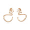 Boucles d'oreilles Boucles d'oreilles Pasquale Bruni "Snake" or rose, diamants. 58 Facettes 33835