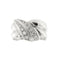 Bague 54 Bague bandeau or blanc diamants 58 Facettes 29354