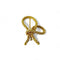 Broche Broche noeud or jaune Gay Frères 58 Facettes REF2529-296