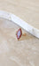 51 Bague Marquise ancienne or rose camée 58 Facettes