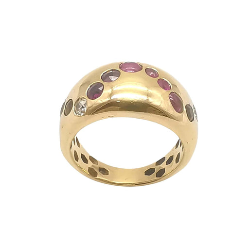 Bague 53 Bague en Or jaune Rubis et Diamants 58 Facettes