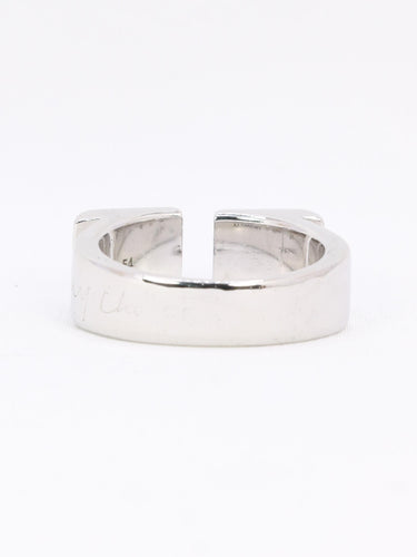 Bague 54 OMEGA Bague chevalière My Choice or blanc diamants 58 Facettes 1038.2