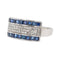 Bague 57 Bague Or blanc Saphir 58 Facettes 3646128CN