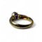 Bague Bague en or jaune, saphir, diamants. 58 Facettes