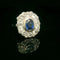 Bague Sapphire ring circa 1940 58 Facettes