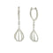 Boucles d'oreilles Boucles d’Oreilles Montgolfières Diamants Or Gris 18 Carats 58 Facettes BO132