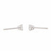 Boucles d'oreilles Boucles d'oreilles Puces Or blanc Diamant 58 Facettes 3090577CN