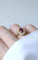 Bague 59 Bague Marguerite Ovale Rubis et Diamants 58 Facettes