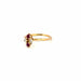 Bague 51 Bague or jaune diamants rubis 58 Facettes 104-GS36586