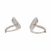 Boucles d'oreilles Boucles d'oreilles Dormeuses Or blanc Diamant 58 Facettes 3230364CN