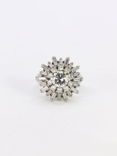 Vintage ballerina diamanten ring