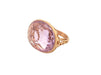 Bague 59 bague POMELLATO arabesque en or rose sertie pierre amethyste 58 Facettes 263008